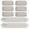 thumbnail image 1 of FUTUREORYY 8Pcs Large Pot Saucer Resin Floor Protection Tray For Plant Owners, 1 of 8