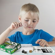 Piano Potato 15PCS Rock & Stone Collection Kit, Geology Minerals Set with Collector Box, STEM Science Gift for Kids Ages 6+