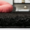 thumbnail image 4 of SAFAVIEH Tahoe Joey Solid Shag Area Rug, Black, 6'7" x 8'7", 4 of 11