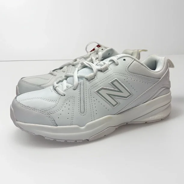 New Balance Mens 608 V5 MX608AW5 White Casual Shoes Sneakers Size 8 2E Wmn 9.5