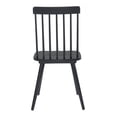 thumbnail image 5 of HomeRoots 394756 Modern Black Armless Spindle Dining Chairs, Set of 2, 5 of 5