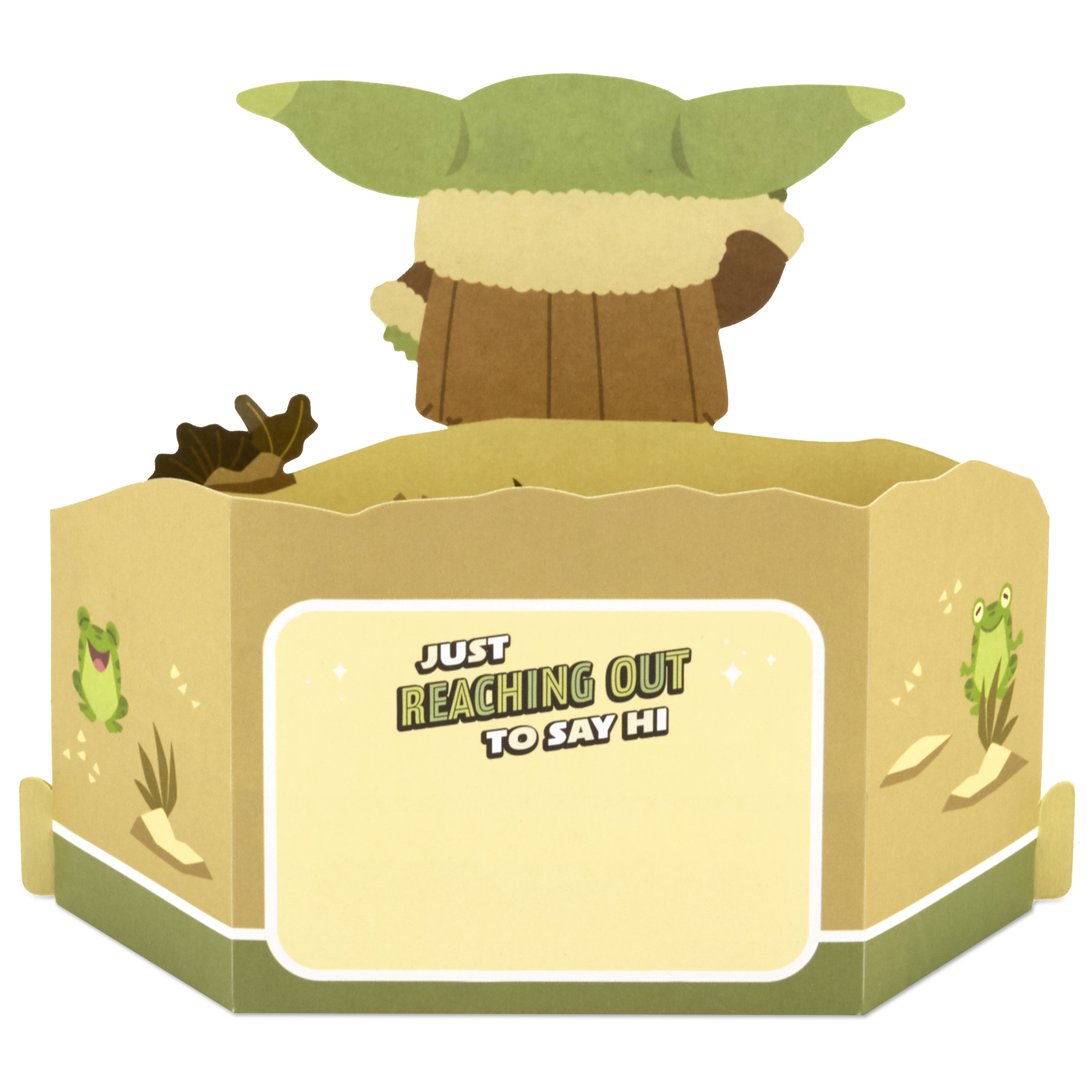 Hallmark Paper Wonder Star Wars Baby Yoda Pop Up Card