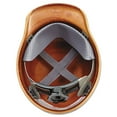 thumbnail image 3 of MSA 475395 Skullgard Cap Style Safety Hard Hat with Fas-Trac III Ratchet Suspension | Non-slotted Cap, Made of Phenolic Resin, Radiant Heat Loads up to 350F - Standard Size in Natural Tan, 3 of 5