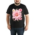 thumbnail image 4 of Men's Graphic TeeFlowers (8) Letter Print T-Shirts Round Neck Short Sleeves Sizes XS-5XL Summer Daily Casual Tops, 4 of 5