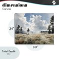 thumbnail image 4 of Stupell Industries Farmhouse Blue Kissed Landscape Canvas Art, 30 x 24, by Franklyn Gregory, 4 of 8