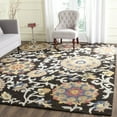 thumbnail image 2 of SAFAVIEH Blossom Danny Floral Wool Area Rug, Charcoal/Multi, 9' x 12', 2 of 5