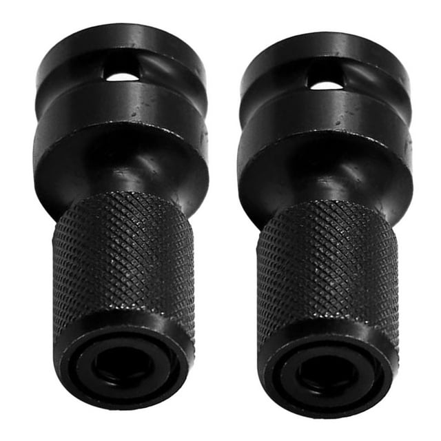 Adaptador de broca de destornildor convertidor de vástago hexagonal de aleación de 2 uds, portabrocas de liberación rápida Macarena Convertidor de vástago hexagonal