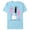 Light Blue, variant on Men's Sex and the City Iconic City Fashion Graphic Tee Light Blue 3X Large