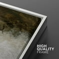 thumbnail image 4 of IDEA4WALL Framed Canvas Print Wall Art Set Grunge White Brown Color Field Landscape Abstract Art Decorative Graphic Colorful Nature Artwork for Living Room, Bedroom, Office - 24"x36"x2 White, 4 of 5