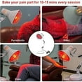 thumbnail image 3 of Lámpara de terapia de luz roja 150W con soporte ajustable, ideal para aliviar dolores musculares y rejuvenecer la piel., 3 of 6