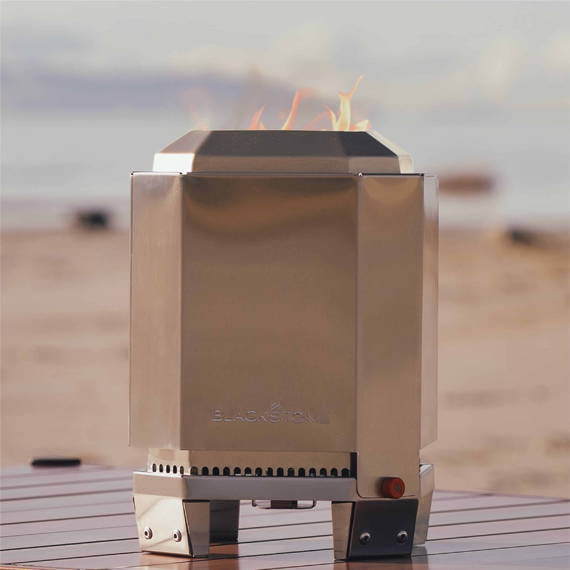 Blackstone Adventure Ready 7” Stainless Steel Smokeless Fire Pit (Model 5912) with Removable Base