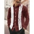 thumbnail image 5 of Men's Luxury Shirts Slim Fit Long Sleeves Casual Button Down Dress Shirts White XXL, 5 of 6