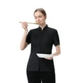 thumbnail image 3 of TOPTIE Women's Essential Button Chef Coat Restaurant Cook Jacket Uniform Shirt, 3 of 7