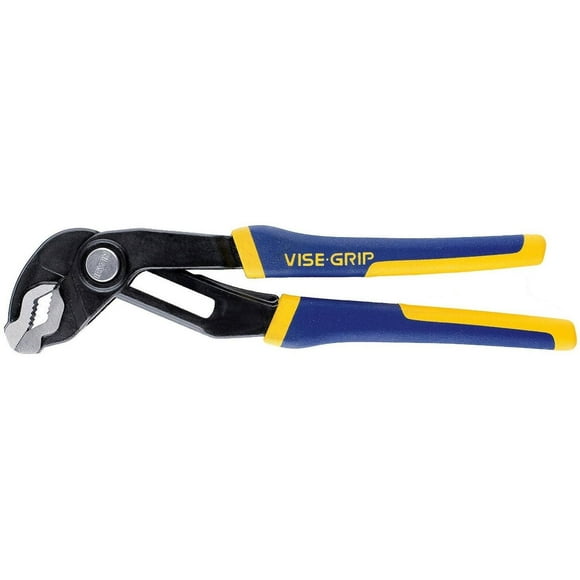 IRWIN VISE-GRIP Tools GrooveLock - Alicates en V, 6 pulgadas (4935351), negro, azul amarillo, plata,