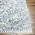 thumbnail image 6 of Mark&Day Washable Rugs, 6x9 Moya Traditional Denim Blue Area Rug, Blue Ivory Black Carpet for Living Room, Bedroom or Kitchen (6'7" x 9', Machine Washable), 6 of 7