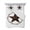 White, variant on Quilts Twin-XL Size Bedding Set, Western Star Brown Lightweight Quilted Comforter, Vintage Farmhouse Country Soft Reversible Bedspread Coverlet with Pillow Covers for All Season, 68" x 98"