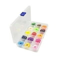 thumbnail image 1 of Línea de chenilla de oropel, manualidades multicolores, fabricación de señuelos de pesca con caja de almacenamiento, materiales de atado de moscas Cola Línea de chenilla de oropel, 1 of 8