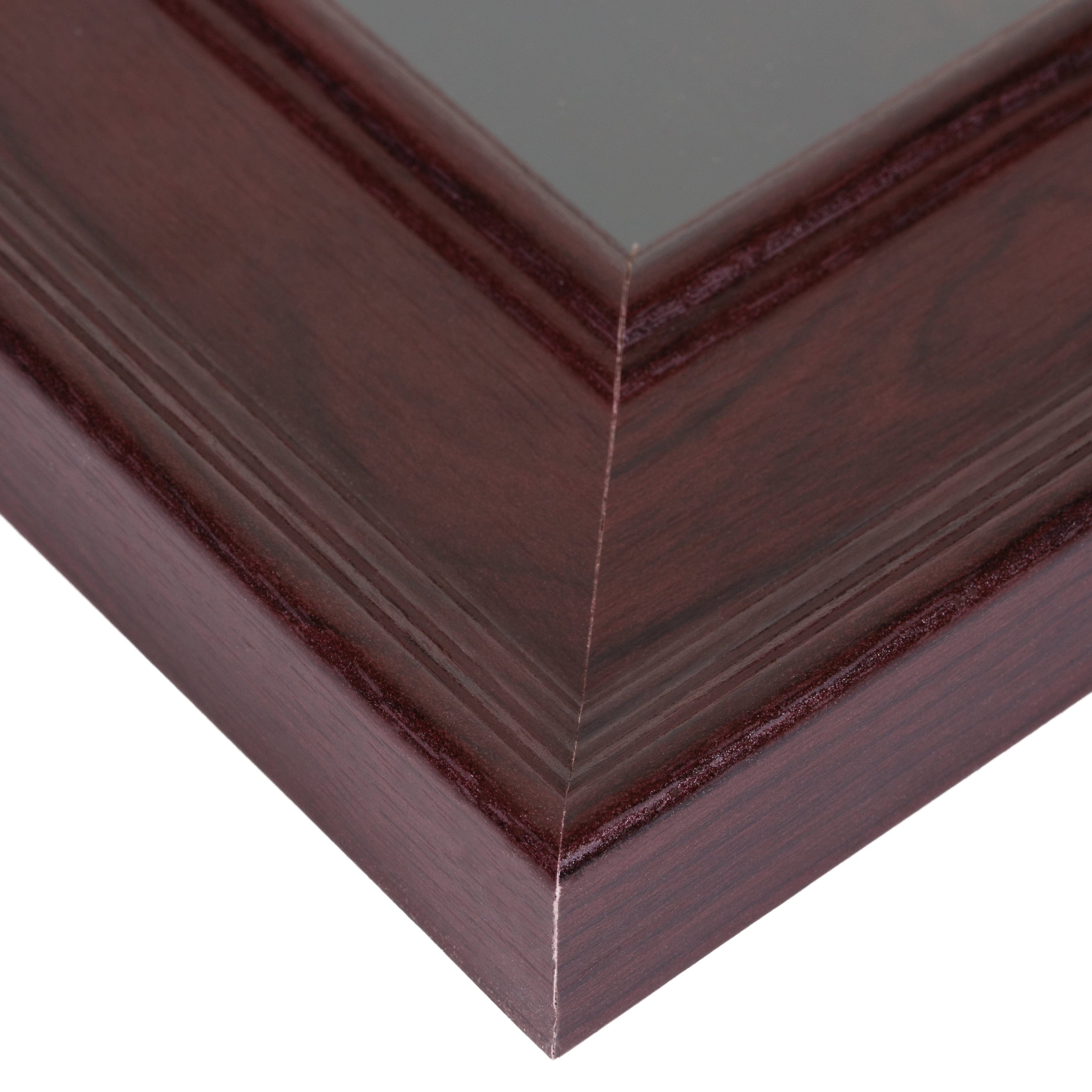 Craig Frames Revival, 18x24 inch Mahogany Red Picture Frame Matted for a 12x18 Photo