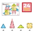 thumbnail image 6 of PicassoTiles Mini Magnetic Tiles for Kids – 24PCS STEM Construction Building Blocks Travel Toy Set, 6 of 10