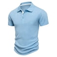 thumbnail image 4 of StSilkitty Mens Short Sleeve Golf Shirts Summer Casual Collared Button T-Shirts Lightweight Soft Breathable Tops, 4 of 8