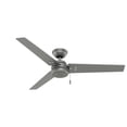 thumbnail image 1 of Ventilador De Techo Hunter 59262 Cassius Matte Silver 52" Hunter 59262, 1 of 7