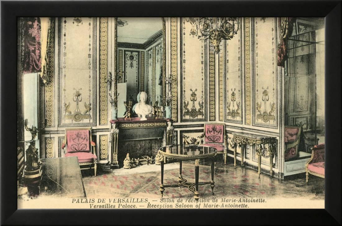 Marie Antoinette Salon Room At Versailles Framed Print Wall