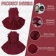 thumbnail image 3 of Vestido Kuoser Cute para perros pequeños y niñas, color rojo S Velvet, 3 of 7