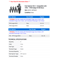 thumbnail image 2 of Fuel Injector Kit 8 - Compatible with 1996 - 1998 Dodge B1500 Base - Autopart Premium, 2 of 2