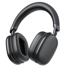 Active Noise Cancelling Headphones -45dB, Bluetooth Headphones 5.4, 60H Playtime Wireless Earbuds, Clear Call, Bass Boosted by 90%, Comfort Fit Over Ear Headphones for Travel Home Office PC Black
