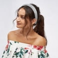 thumbnail image 2 of Unique Bargains 1 Pc Headband Yellow Rose Hair Accessories Light Blue, 2 of 5