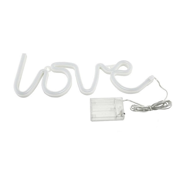 TIMIFIS Lampe de Chevet Led Néon Confession Modélisation Lampe Décor Led Veilleuse Couple Saint-Valentinprintemps