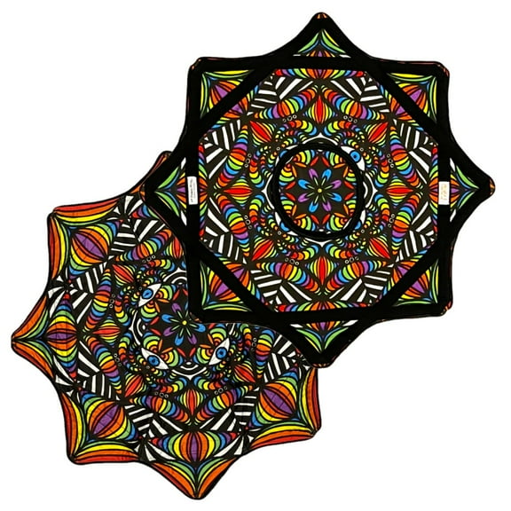 Mougee Star Midway- 24" Diameter -Not too big, Not too small - Just right (Rainbow Vision with Power Ring by @groovtoon)