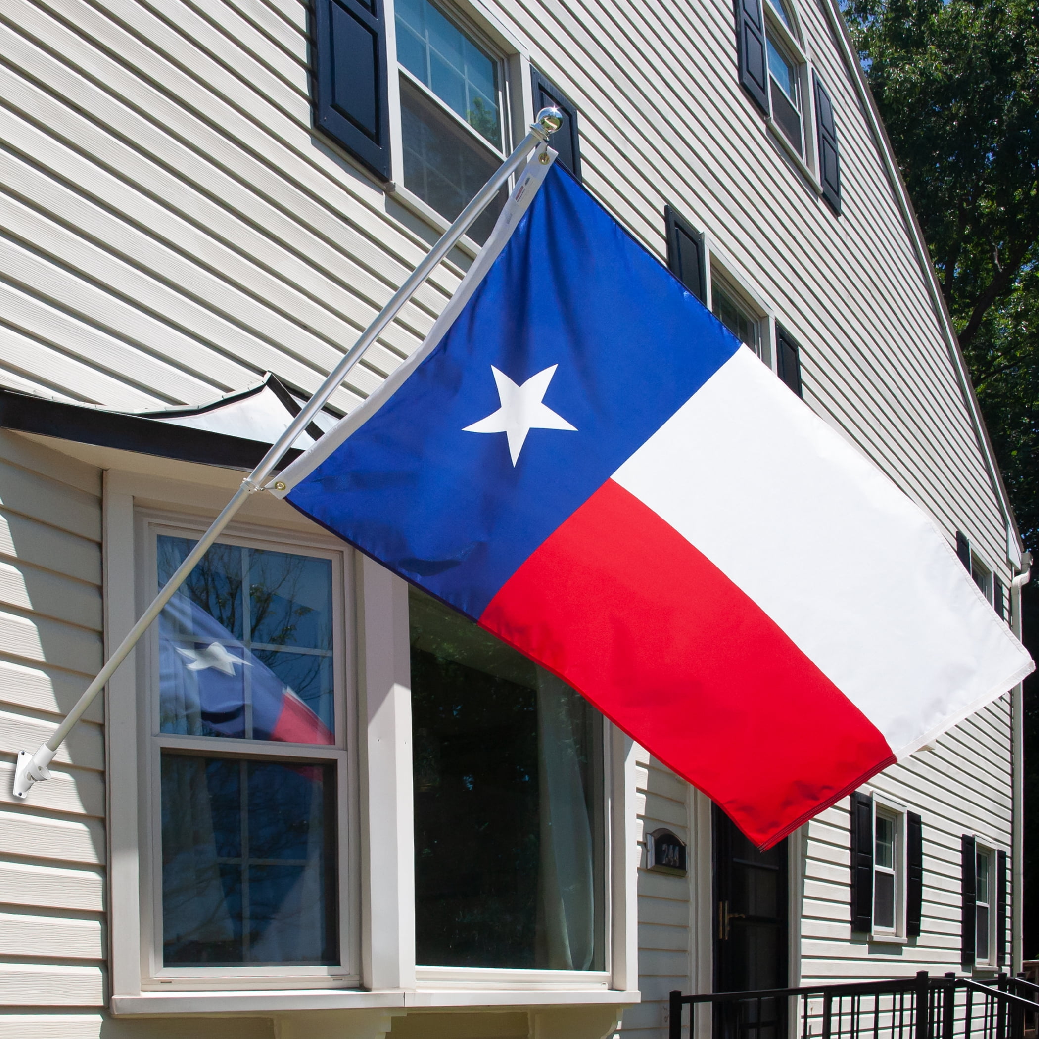 3x5ft Printed Nylon Betsy Flags Texas State Flag, Grommeted