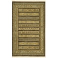 thumbnail image 1 of Unique Loom Fars Collection Tapis Tribal Moderne Zone Décontractée, 3 Pieds 3 Pouces x 5 Pieds 3 Pouces, Brun/beige, 1 of 5