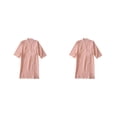 thumbnail image 4 of Qarigey Kimono Primavera Verano algodón crepé señoras camisón fino suelto mujeres hombres Albornoz hogar Hotel boda ropa de dormir Type1 NO1, 4 of 6