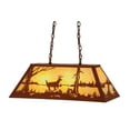 thumbnail image 5 of Meyda Tiffany 15276 Long Deer At Lake 6 Light 33" Wide Linear Pendant - Earth, 5 of 7