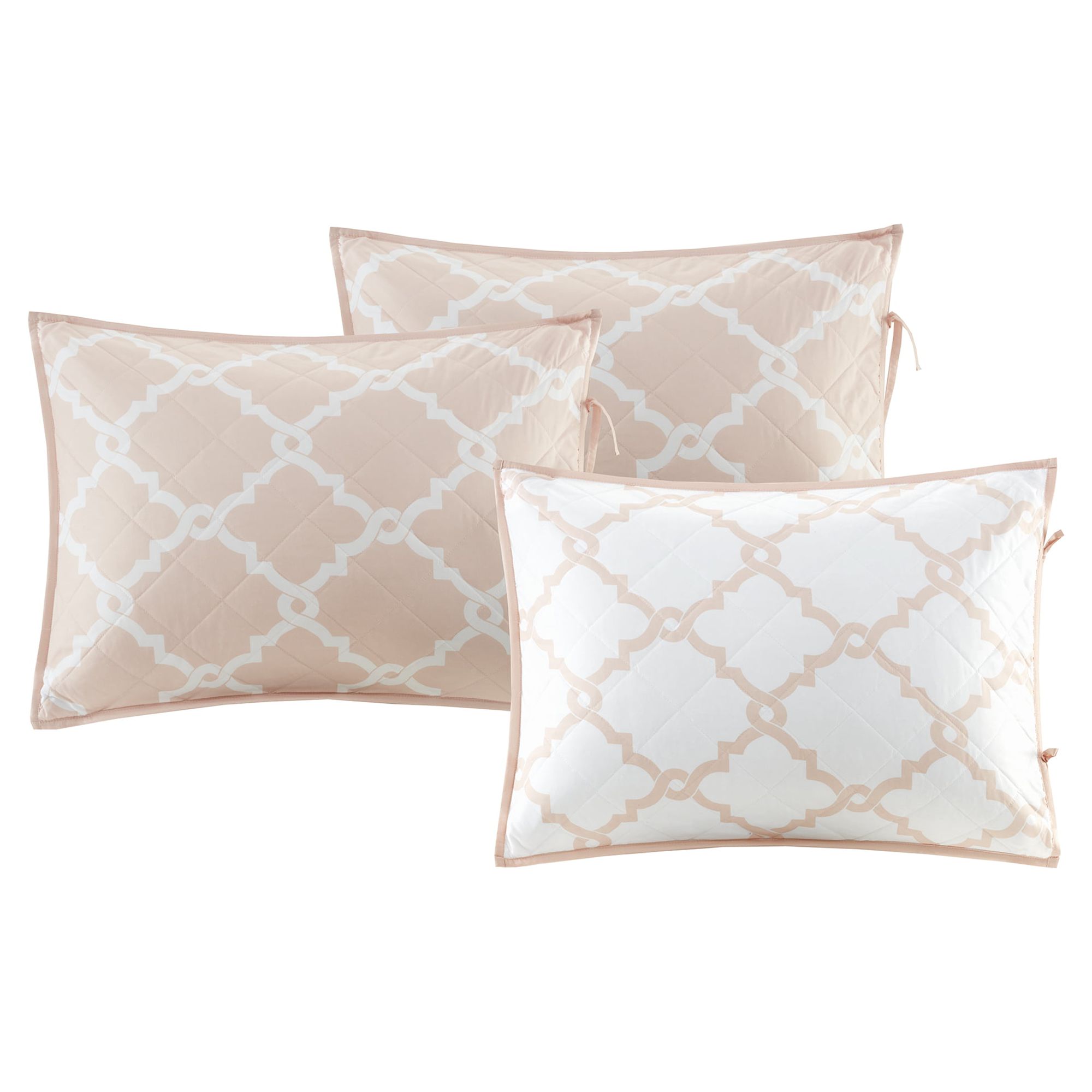 Home Essence Becker 6 Piece Reversible Printed Daybed Set, Peach