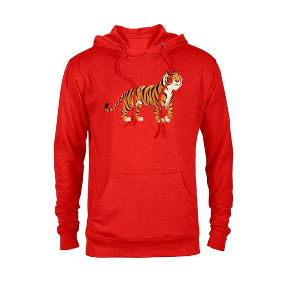 Disney Aladdin Live Action Rajah Tiger T-Shirt - Pullover Hoodie for Adults - Customized-Red Heather