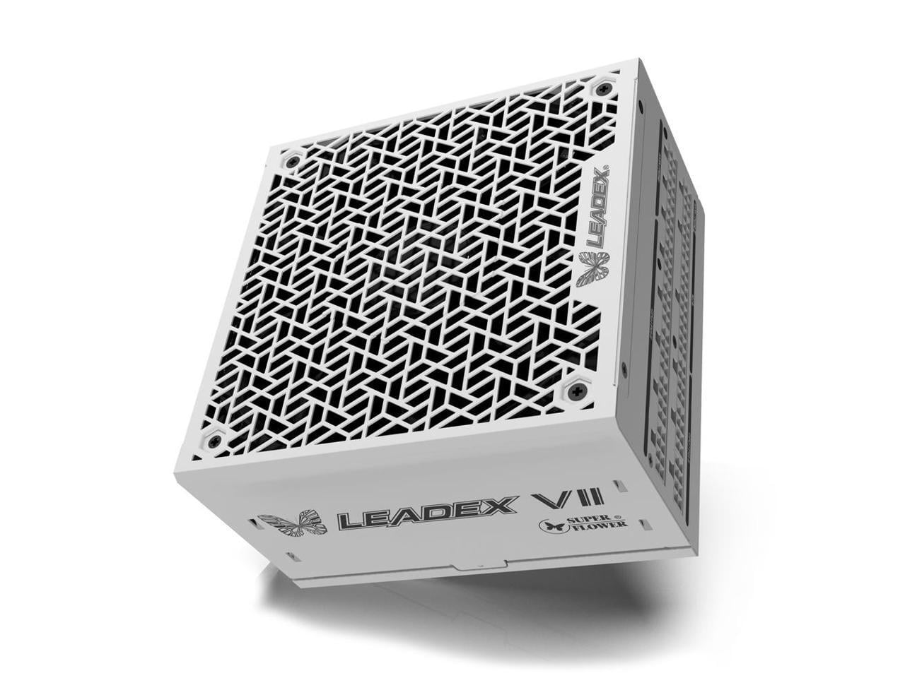 Super Flower Leadex VII XG 850W 80+ Gold White, Cybenetics Platinum, Full Modular, ATX 3.1 & PCIe 5.1,12VHPWR Cable (2x8pin-16pin native cables) , Power Supply, FDB Fan, SF-850F14XG, White version