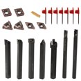 thumbnail image 1 of 21PCS Multifunctional Solid Carbide Inserts Holder Boring Bar With Wrenches For Lathe Turning Tools, 1 of 7