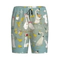 thumbnail image 4 of Gaeub Cute Farm Birds Printed Men's Short Pajama Pants, Lightweight Lounge & Sleep Bottoms Keep You Cool - 3X-Large, 4 of 9