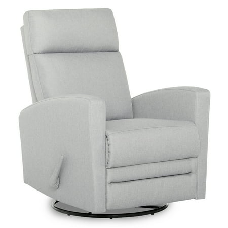 UPC: 0810063660000 | Dream On Me Chatham Swivel Gliding Recliner in Grey  FSC Certified  Durable Polyester Fabric