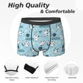 thumbnail image 2 of Men's Boxer Briefs, Cute Cow Butterfly Tree Soft Comfy Mens Underwear Boxer Briefs Breathable With Widen Waist, 2 of 7