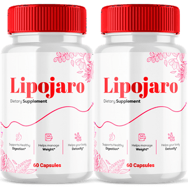 Lipojaro Pills Advanced Formula Supplement to Support Digestion and Fitness 120 Capsules