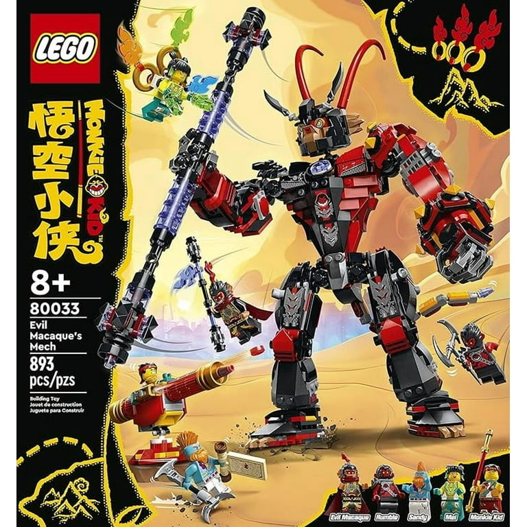 LEGO Monkie Kid 80033 Evil Macaque's Mech - Walmart.com