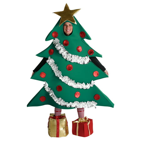 Christmas Tree Men's Adult Costume, One Size, (40-46)