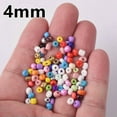 thumbnail image 7 of U8MO Tiny Round 1000/500/200pcs 2mm 3mm 4mm Glass Loose Spacer Beads lot for Jewelry-3mm(500pcs)-Pearl Red, 7 of 7