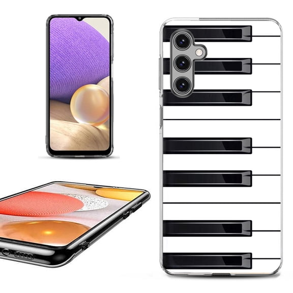 OneToughShield ® for Samsung Galaxy A14 5G Phone Case, Fashion Cover Case - Piano Design