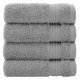 thumbnail image 1 of Toallitas turcas Cotton Paradise, 100% algodón, para baño, 4 piezas, suaves y absorbentes, pequeñas, toallitas para el cuerpo, paños de color gris claro, 1 of 6