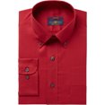 thumbnail image 1 of Club Room - Camisa de vestir con botones para hombre, color rojo, cuello de 15.5 pulgadas, manga de 34 a 35 pulgadas, 1 of 1
